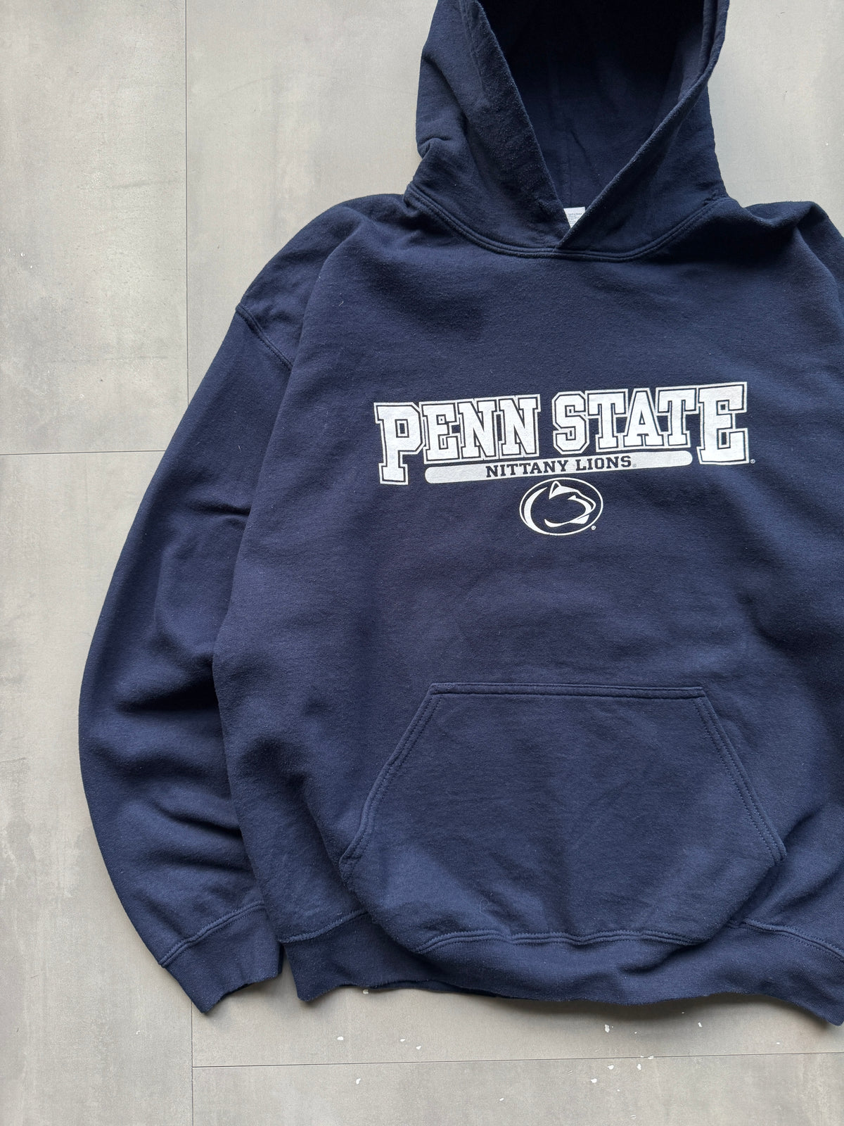 VINTAGE PENN STATE HOODIE NAVY - M