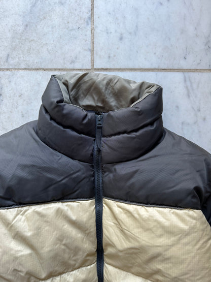 HELLY HANSEN BEIGE/GREY PUFFER JACKET - MEDIUM