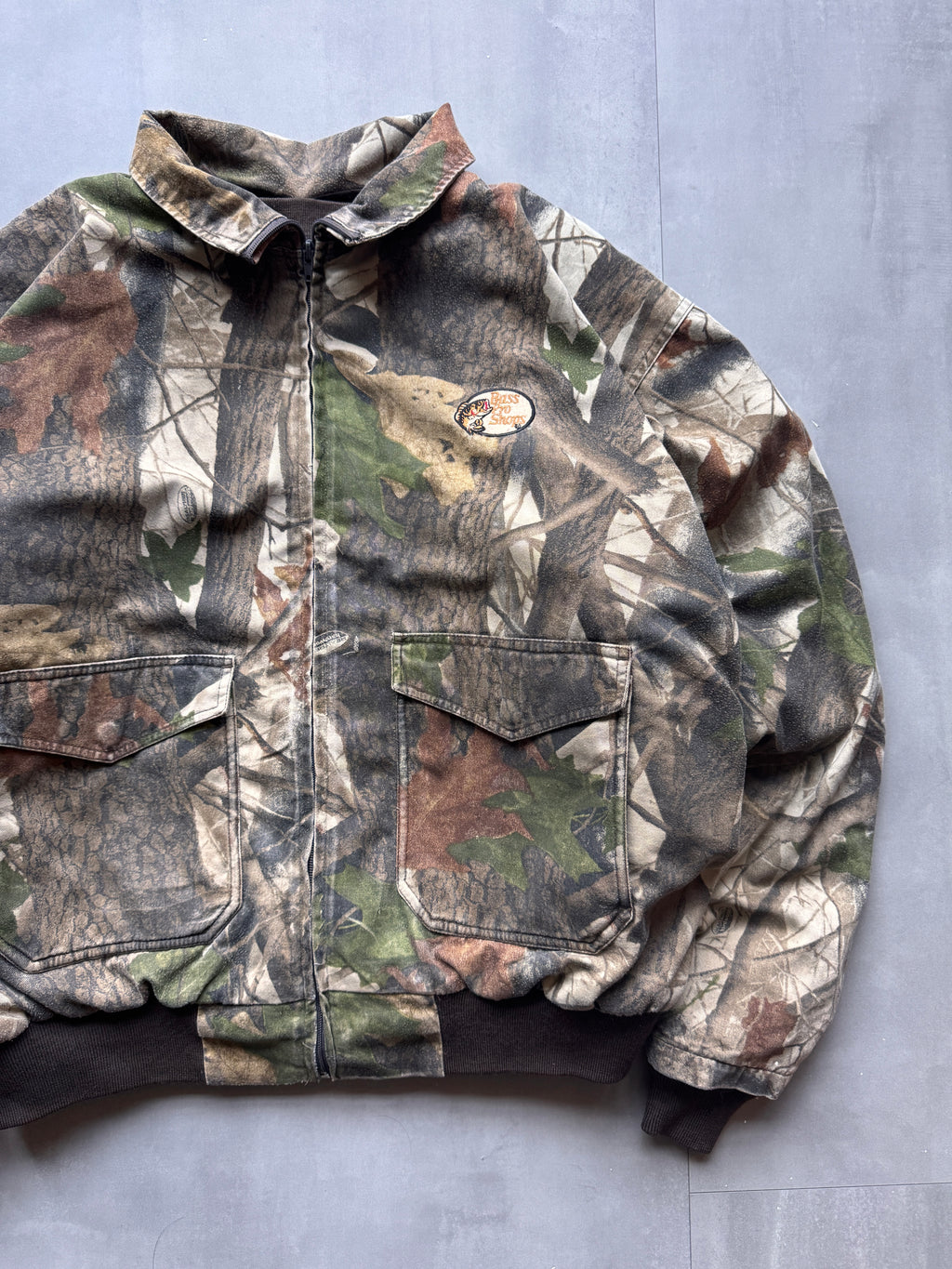 VINTAGE REALTREE BASS PRO SHOPS SANTE FE JACKET - L