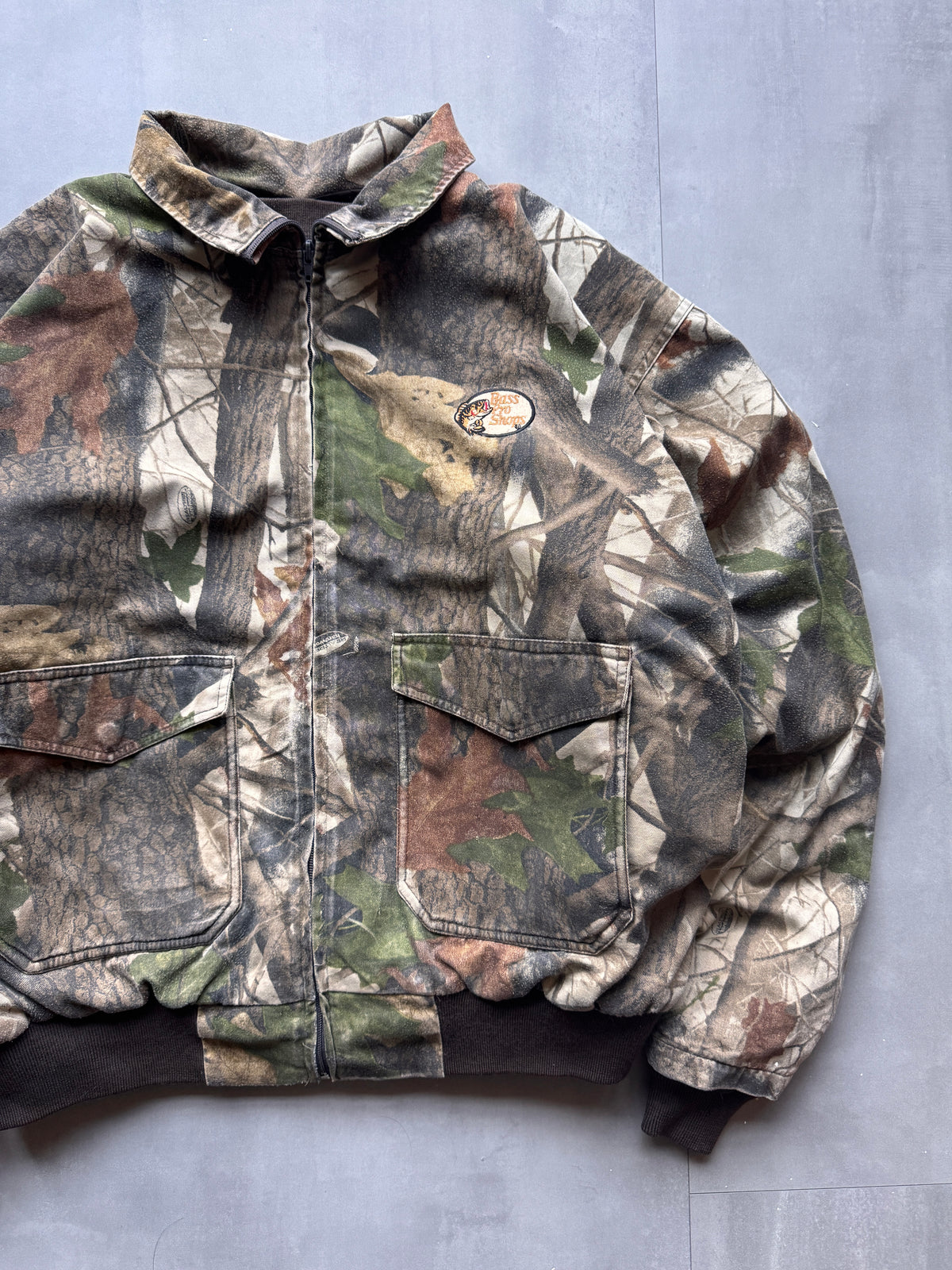 VINTAGE REALTREE BASS PRO SHOPS SANTE FE JACKET - L