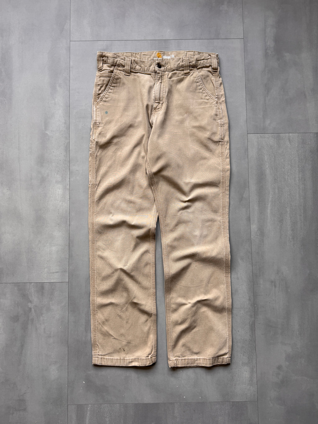 VINTAGE CARHARTT TAN PANTS - 32