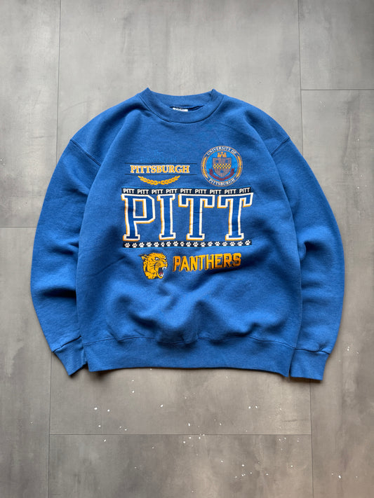 VINTAGE PITTSBURGH PANTHER BLUE SWEATER - M