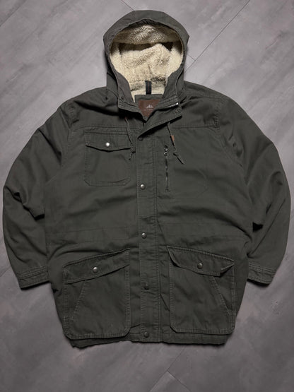 NORTHWESTERN GREY/GREEN PARKA JACKET - XLARGE/XXLARGE