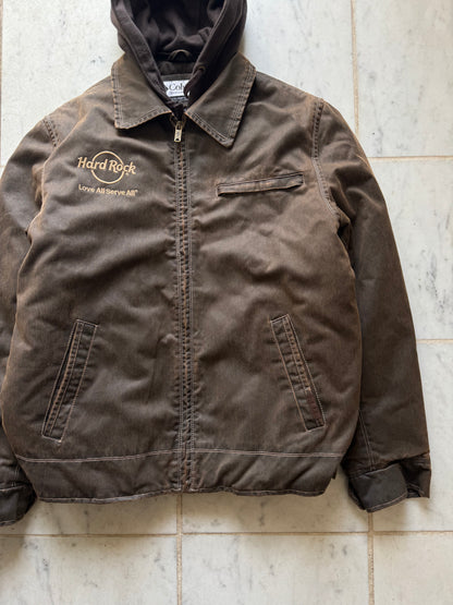 COLUMBIA X HARD ROCK BROWN JACKET - MEDIUM/LARGE