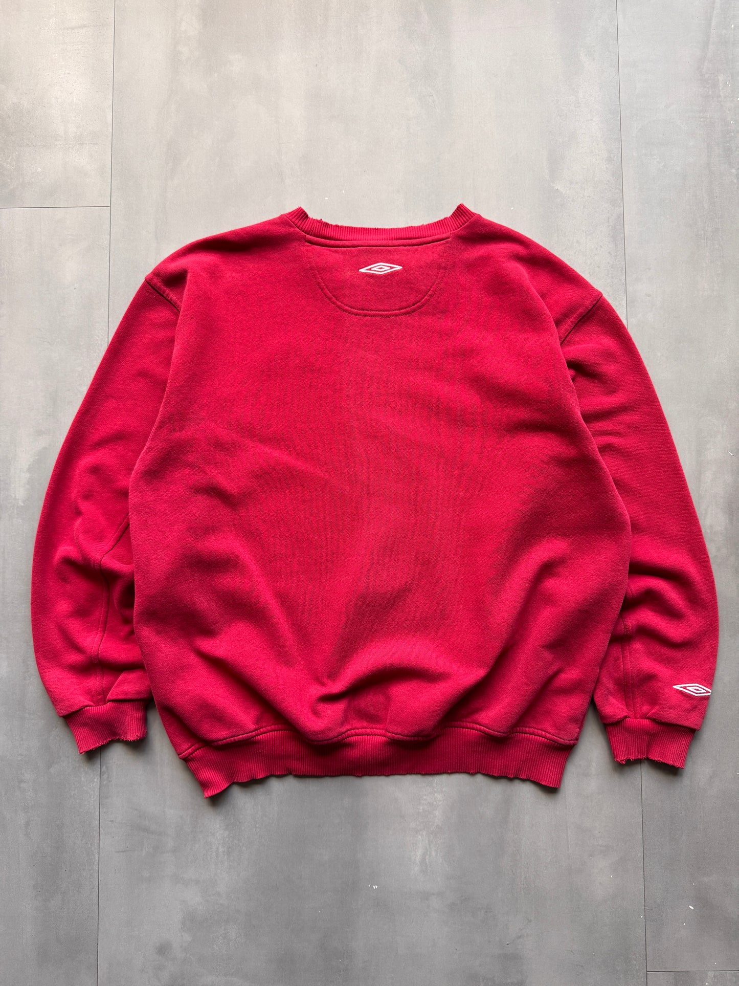 VINTAGE UMBRO MAROON SWEATER - M