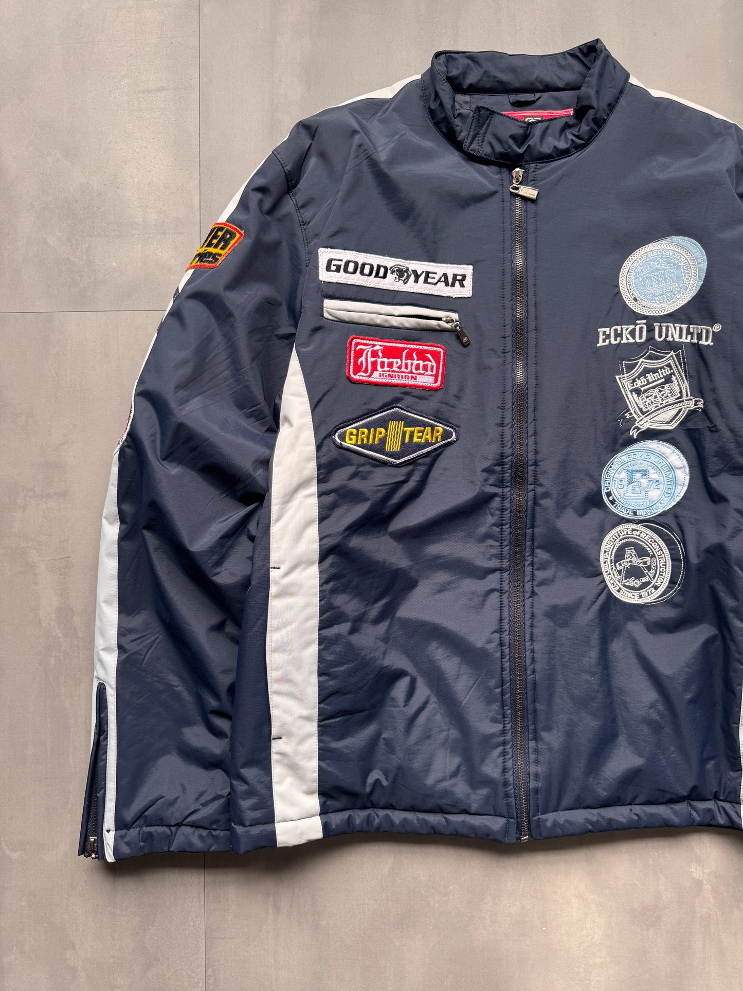 VINTAGE ECKO UNTLD. RACING JACKET - XL