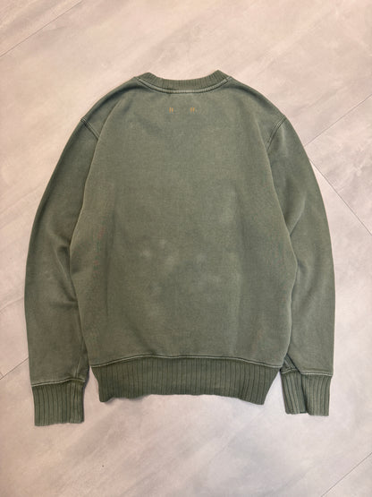 TIMBERLAND GREEN FADED SWEATER - LARGE