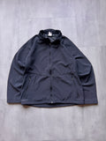 VINTAGE NIKE BLACK TRACK JACKET - XL