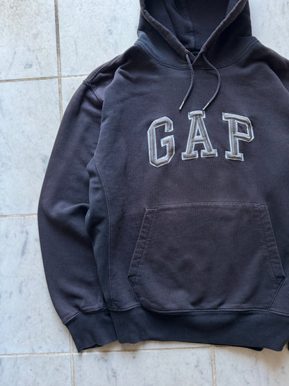 GAP FADED DARK GREY HOODIE - LARGE