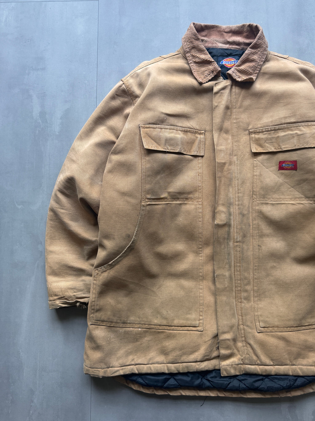 VINTAGE DICKIES TAN ARCTIC JACKET - L