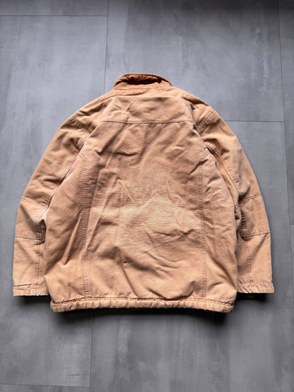 VINTAGE TAN WORK JACKET - MEDIUM/LARGE