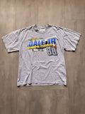 VINTAGE NASCAR DALE JR GREY TEE - L