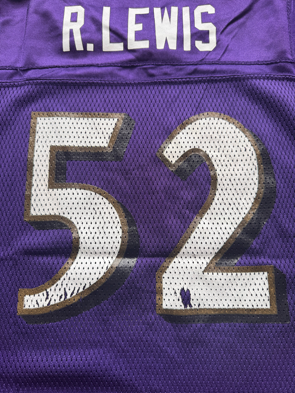 VINTAGE REEBOK NFL BALTIMORE RAVENS 'RAY LEWIS' JERSEY - XS