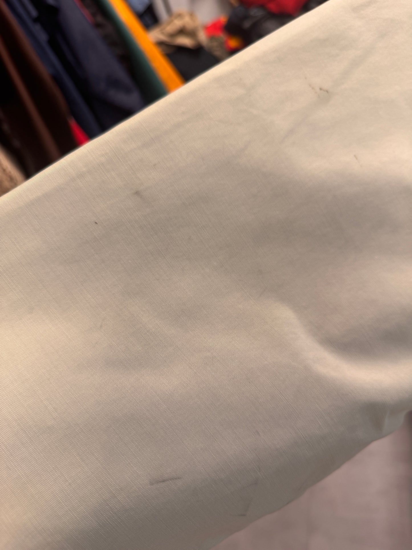 VINTAGE SCHOTT NYC BEIGE TRUCKER JACKET - L