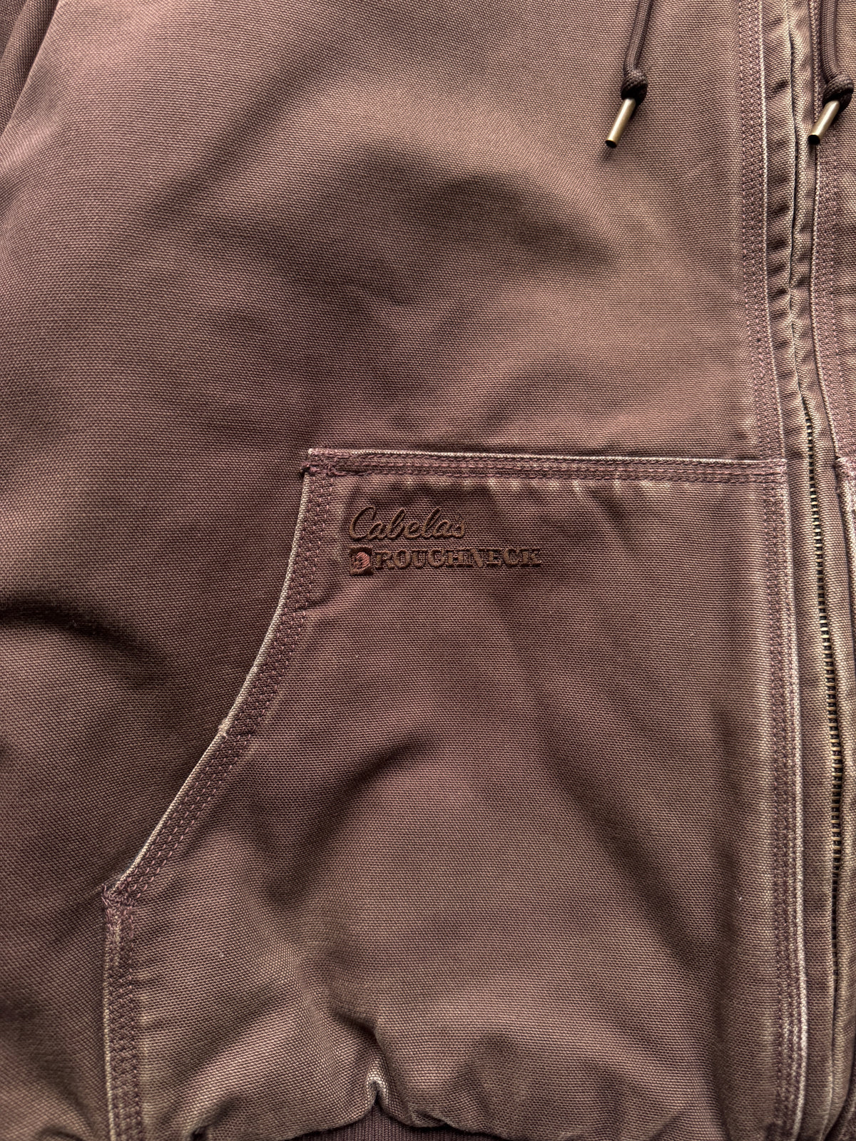 VINTAGE CABELA'S DARK BROWN ACTIVE JACKET - XL