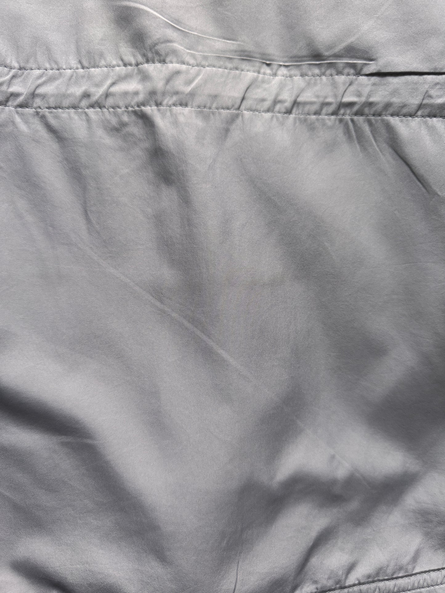 VINTAGE NIKE GREY/ORANGE TRACK JACKET - M