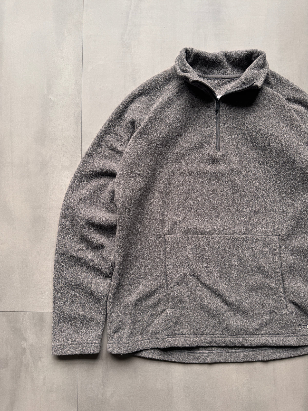 CARHARTT GREY 1/4 ZIP FLEECE - SMALL