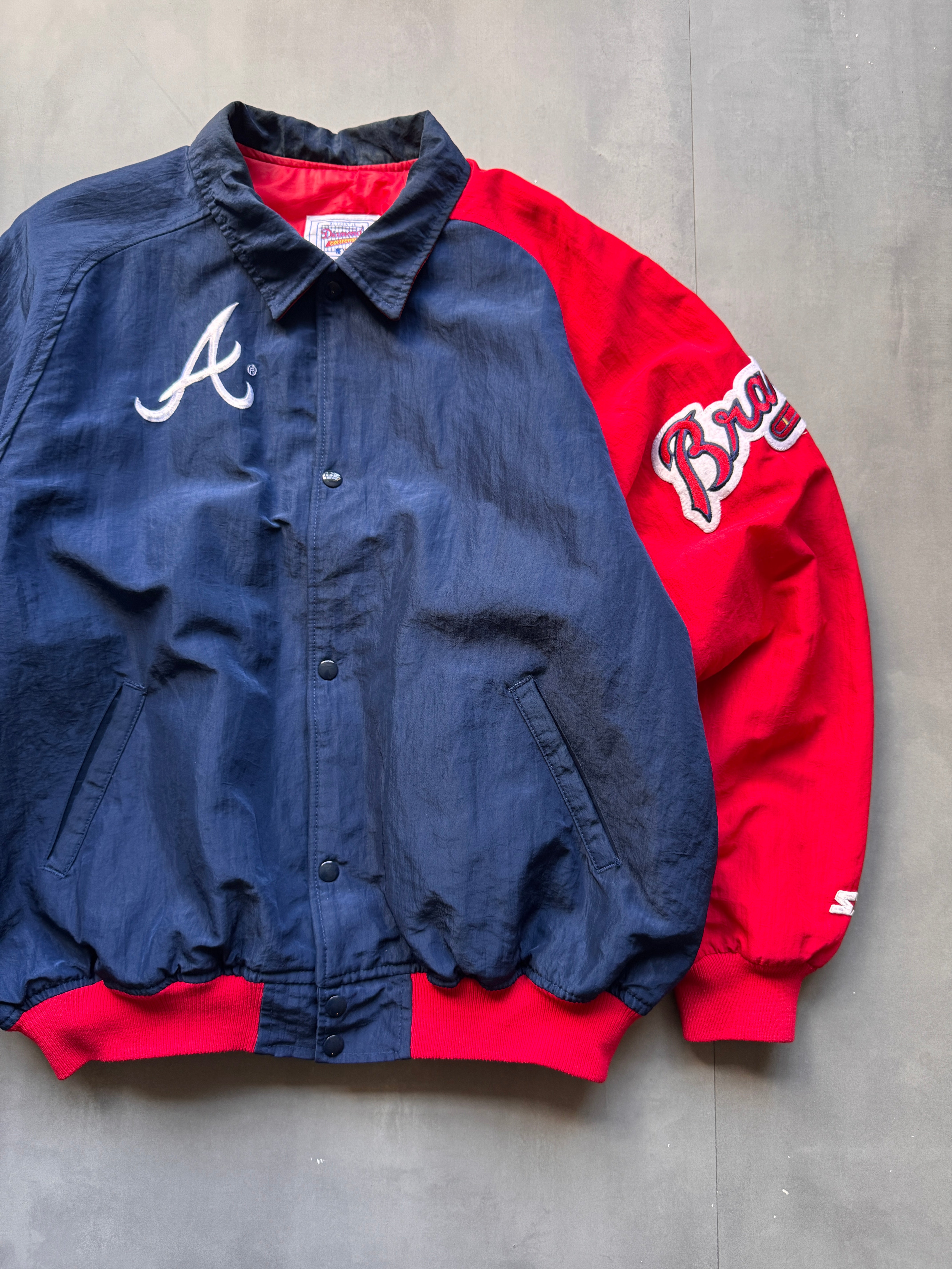 VINTAGE MLB STARTER DIAMOND COLLECTION ATLANTA BRAVES JACKET
