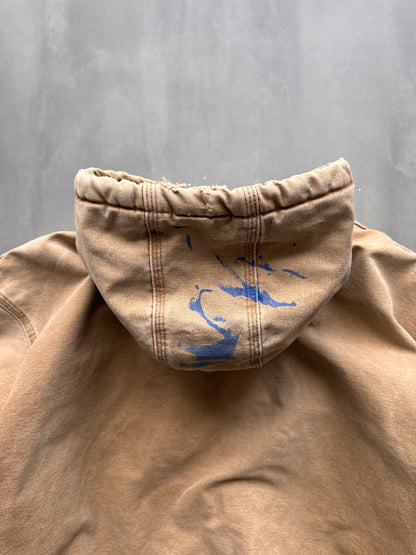 VINTAGE CARHARTT TAN FADED ACTIVE JACKET - XL