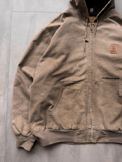 VINTAGE GOLDEN HARVEST FADED GREY ACTIVE JACKET - XXLARGE