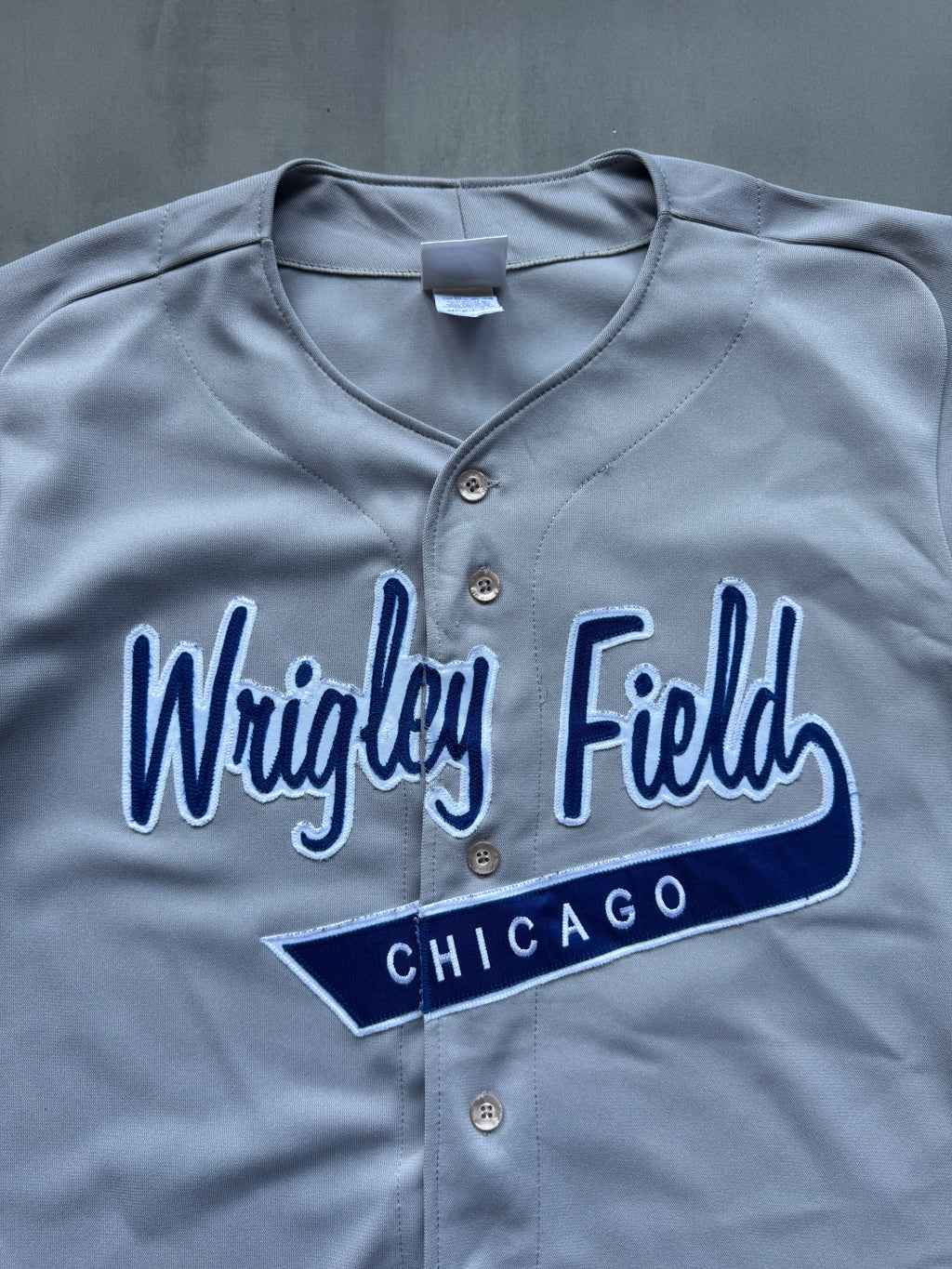 VINTAGE RAWLINGS MLB WRIGLEY FIELD CHICAGO CUBS JERSEY - L