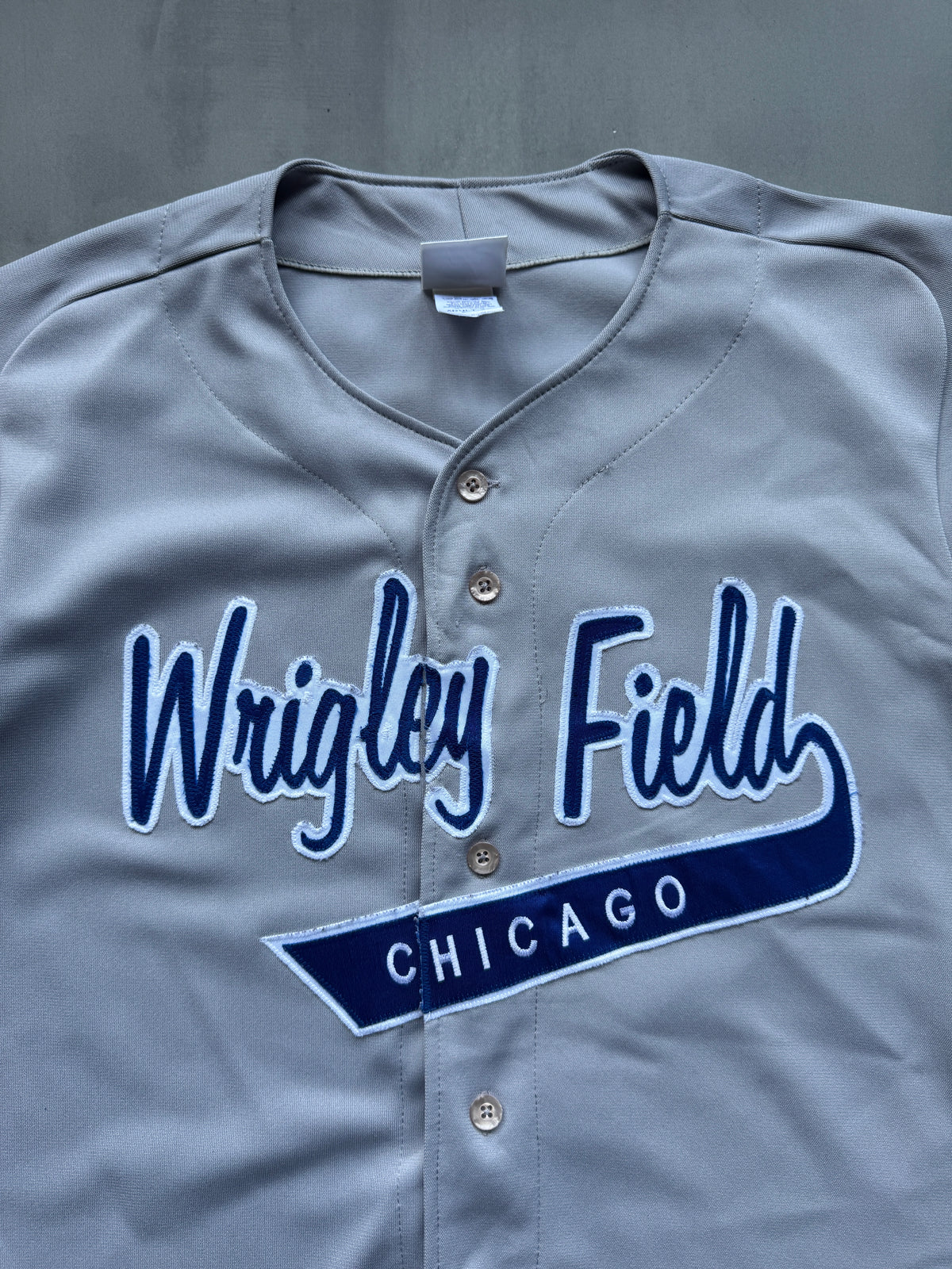 VINTAGE RAWLINGS MLB WRIGLEY FIELD CHICAGO CUBS JERSEY - L