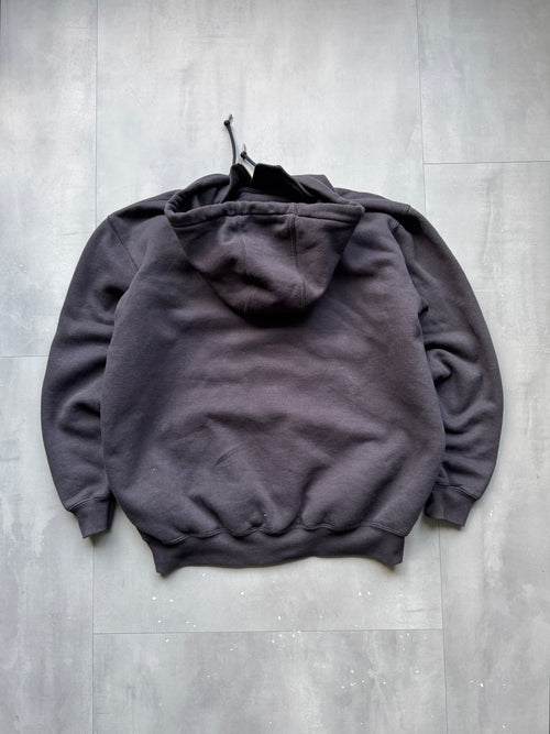 VINTAGE CARHARTT DARK GREY HOODIE - L