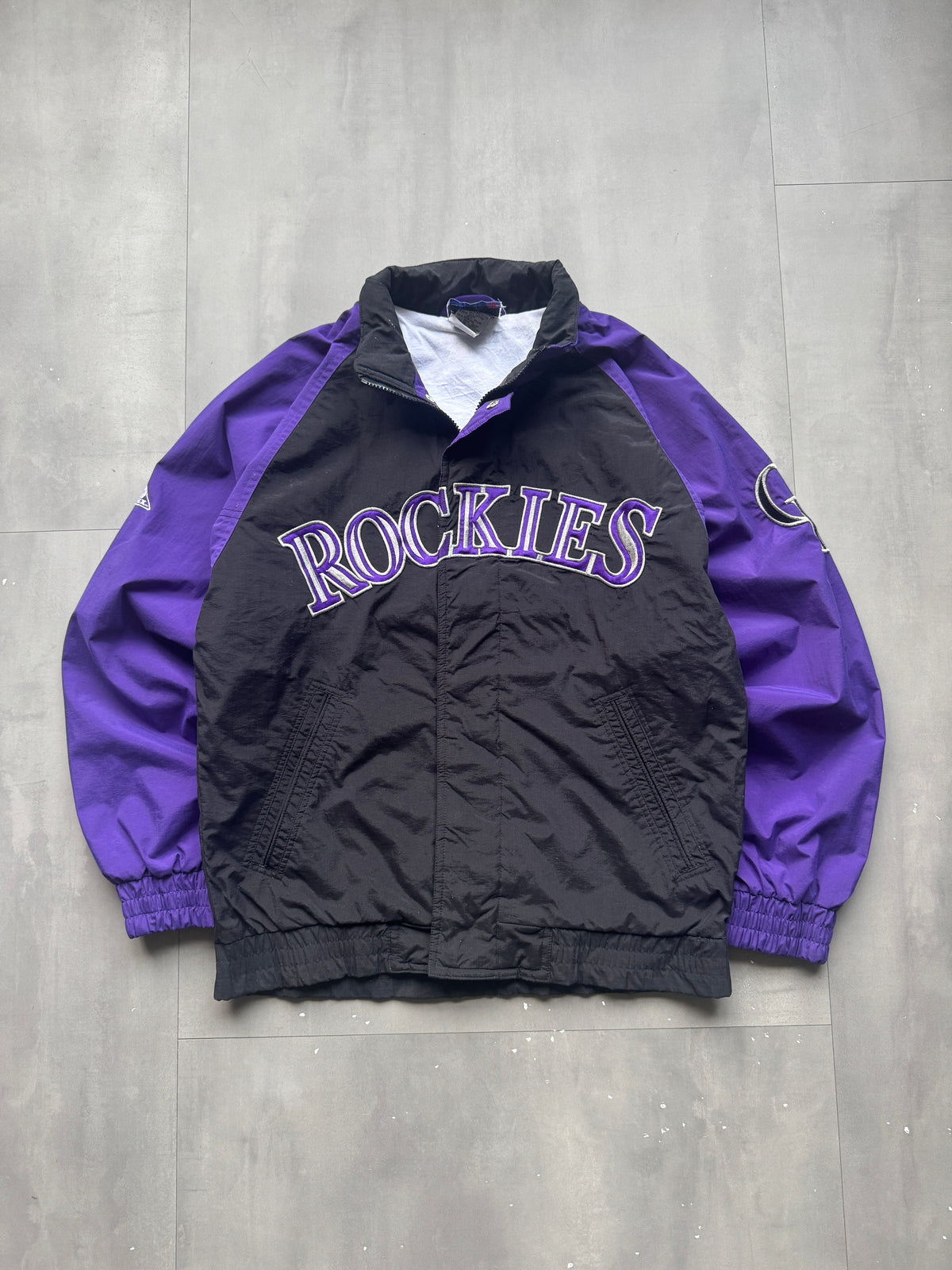 VINTAGE MLB COLORADO ROCKIES JACKET - M