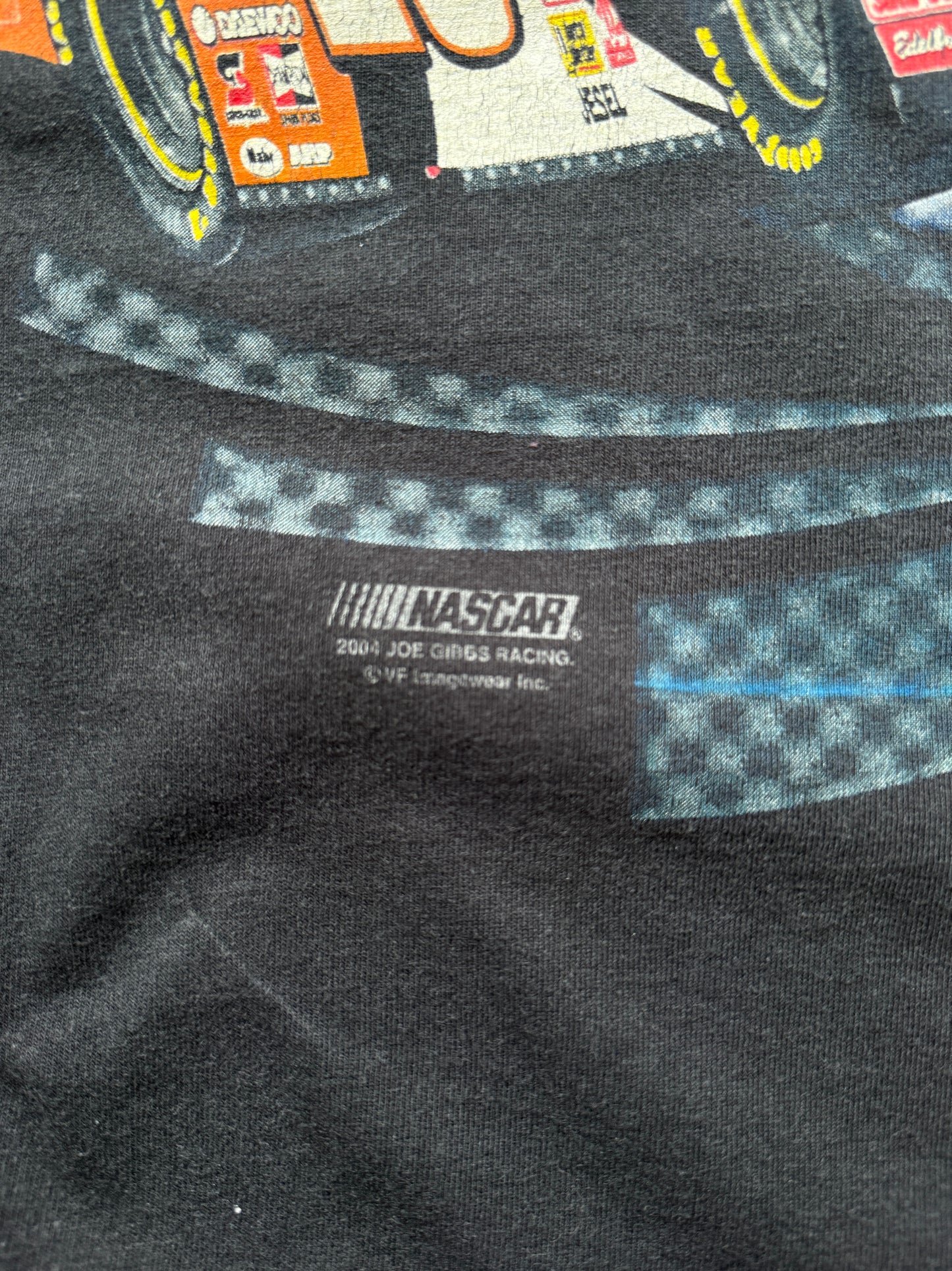 VINTAGE NASCAR STEWART 20 BLACK '04 TEE - XL