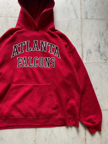 NFL ATLANTA FALCONS RED HOODIE - LARGE