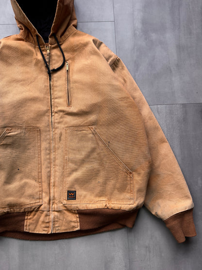 VINTAGE WALLS TAN ACTIVE JACKET - XLARGE/XXLARGE