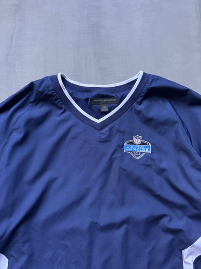 VINTAGE NFL SCOUTING COMBINE 2012 NAVY WINDBREAKER - XXL