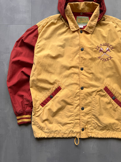 VINTAGE AVIREX DE RIDDER LIGHTWEIGHT TRACK JACKET - L