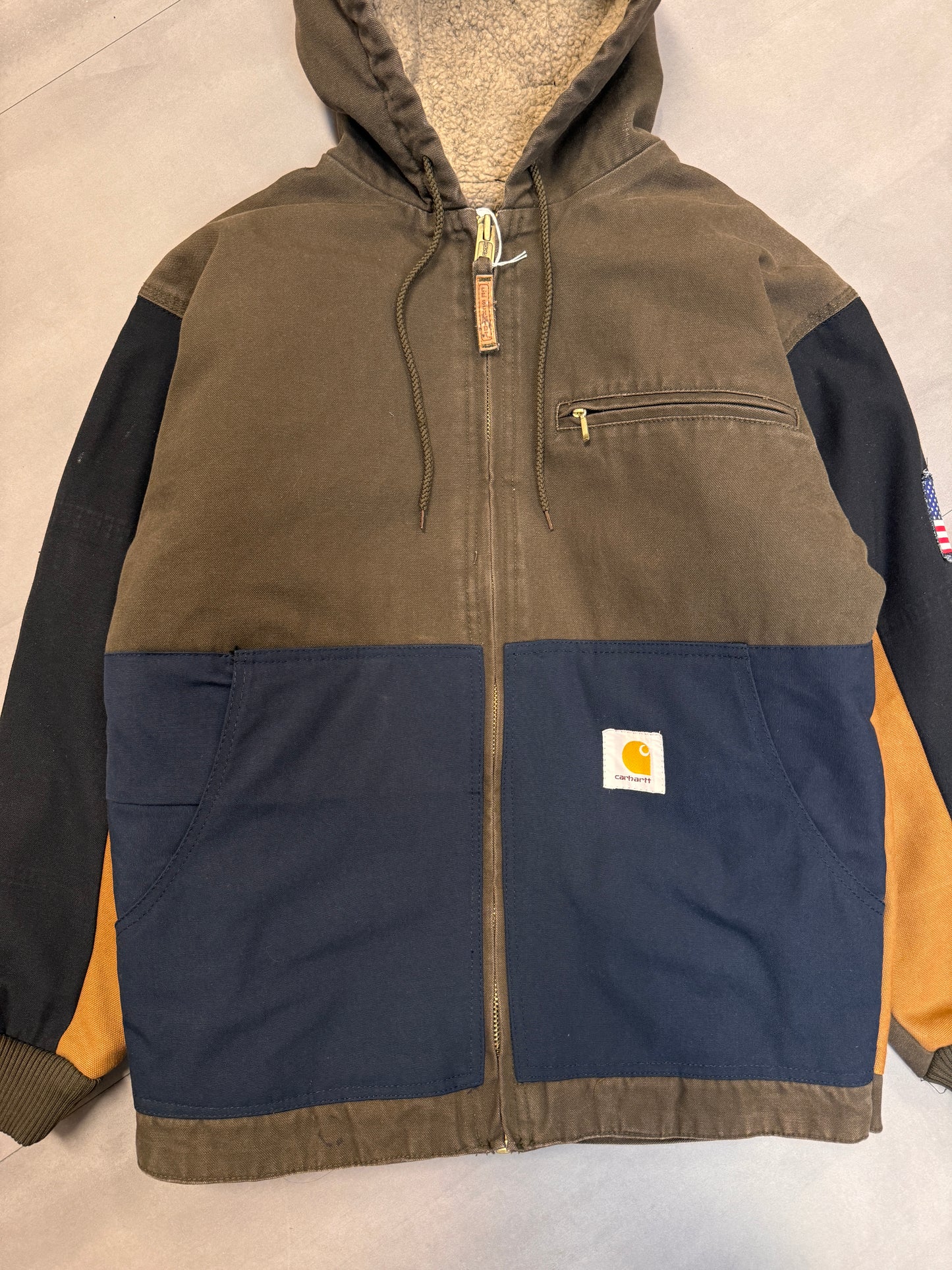 REWORKED CARHARTT ACTIVE JACKET - SMALL