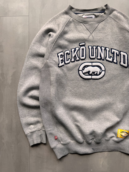 VINTAGE ECKO UNLTD GREY SWEATER - L