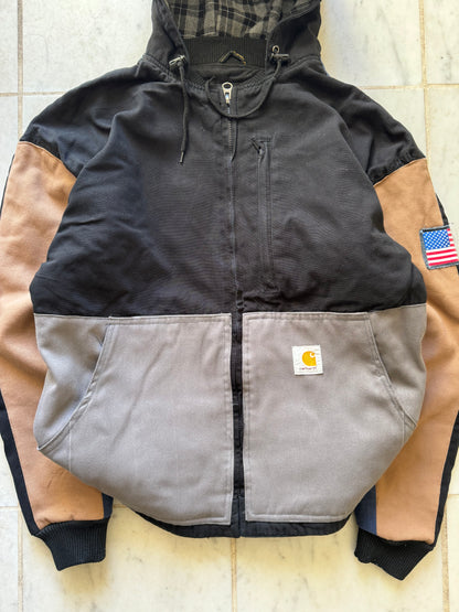 CARHARTT REWORKED ACTIVE JACKET - LARGE