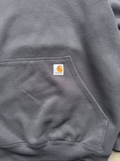 VINTAGE CARHARTT GREY HOODIE - L