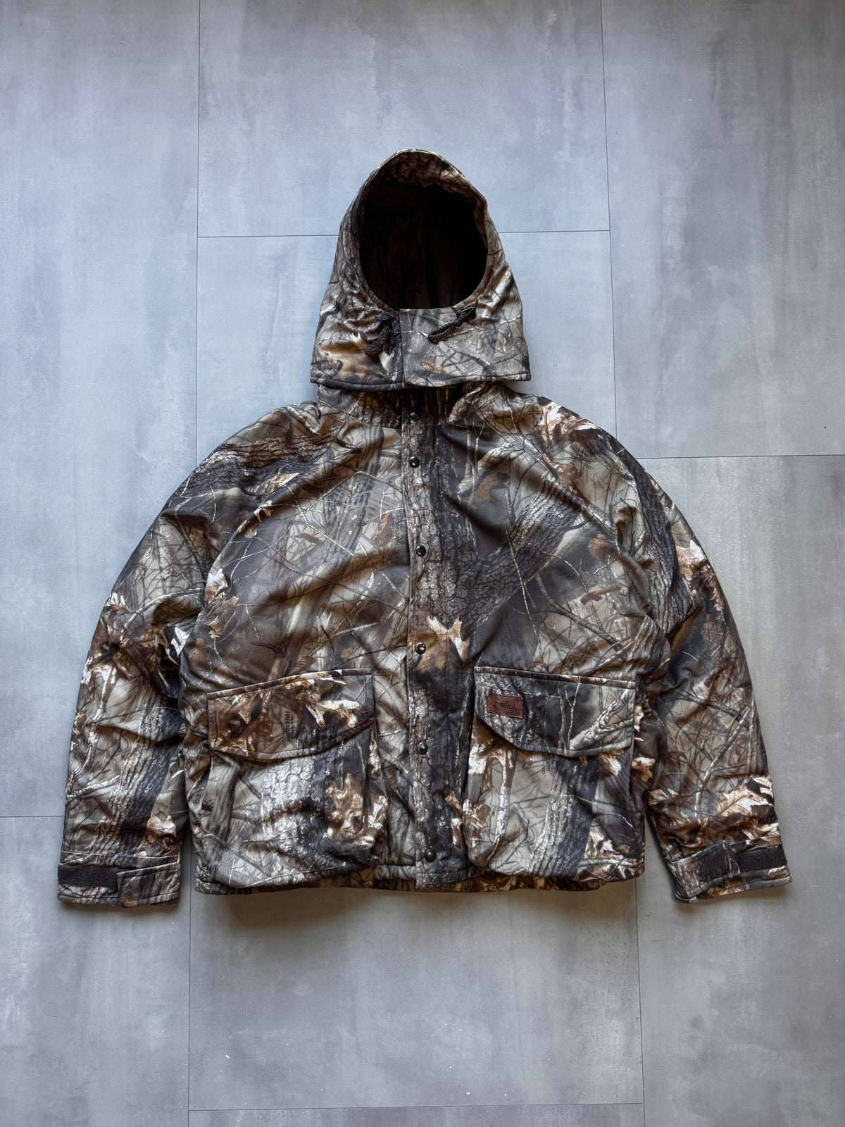 VINTAGE HERITAGE WALLS WATERPRUF REALTREE HUNTING JACKET - XLARGE