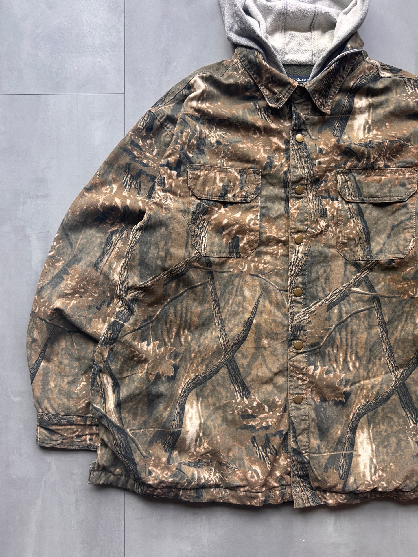 VINTAGE REALTREE ZIP UP JACKET - XL