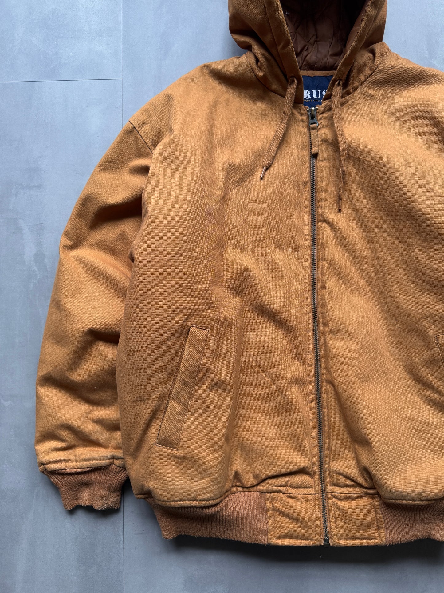 VINTAGE TAN ACTIVE JACKET - XL