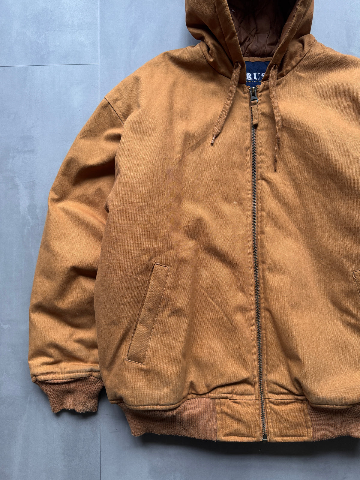 VINTAGE TAN ACTIVE JACKET - XL