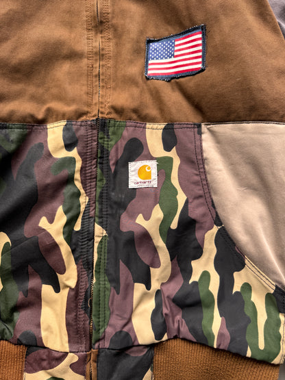 CARHARTT REWORKED MILITARY ACTIVE JACKET - L