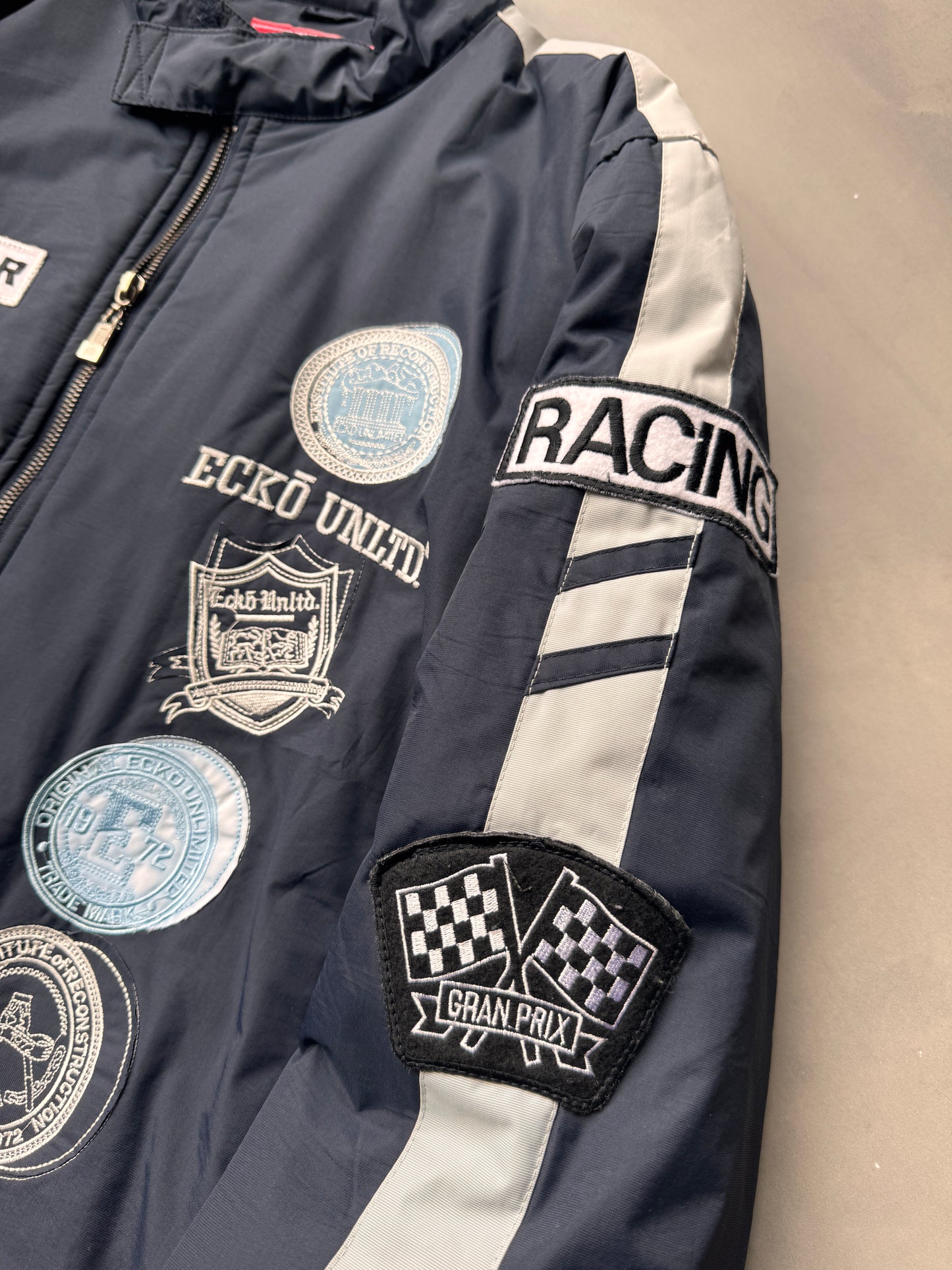 VINTAGE ECKO UNTLD. RACING JACKET - XL