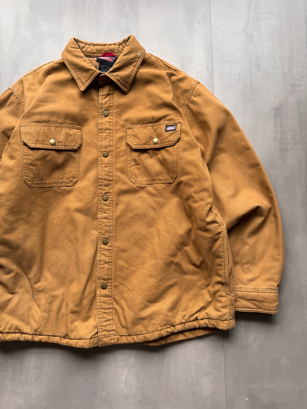 VINTAGE DICKIES TAN WORK JACKET - L