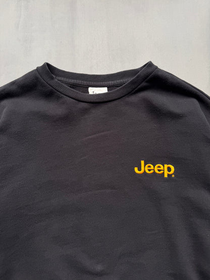 VINTAGE JEEP BLACK SWEATER - M
