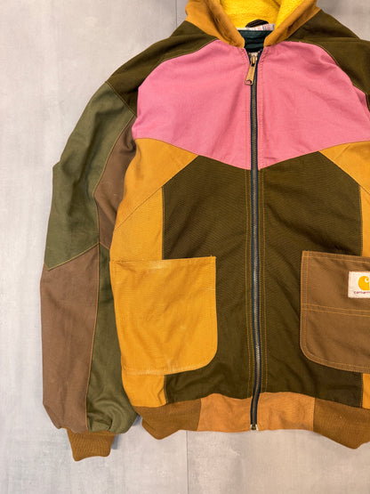 REWORKED CARHARTT ACTIVE JACKET - LARGE