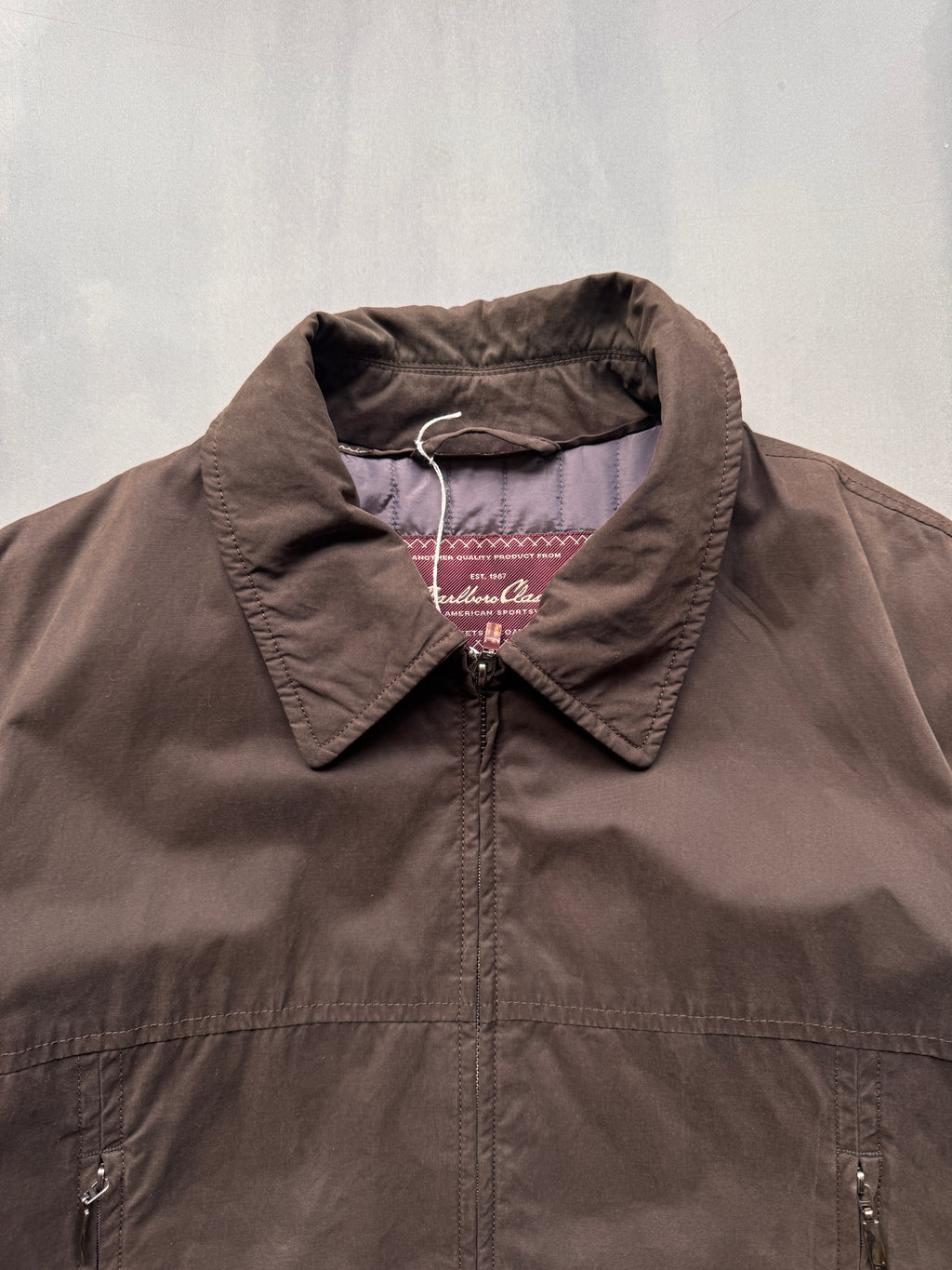 VINTAGE MARLBORO CLASSICS BROWN TRENCHCOAT - L