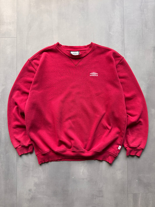 VINTAGE UMBRO MAROON SWEATER - M