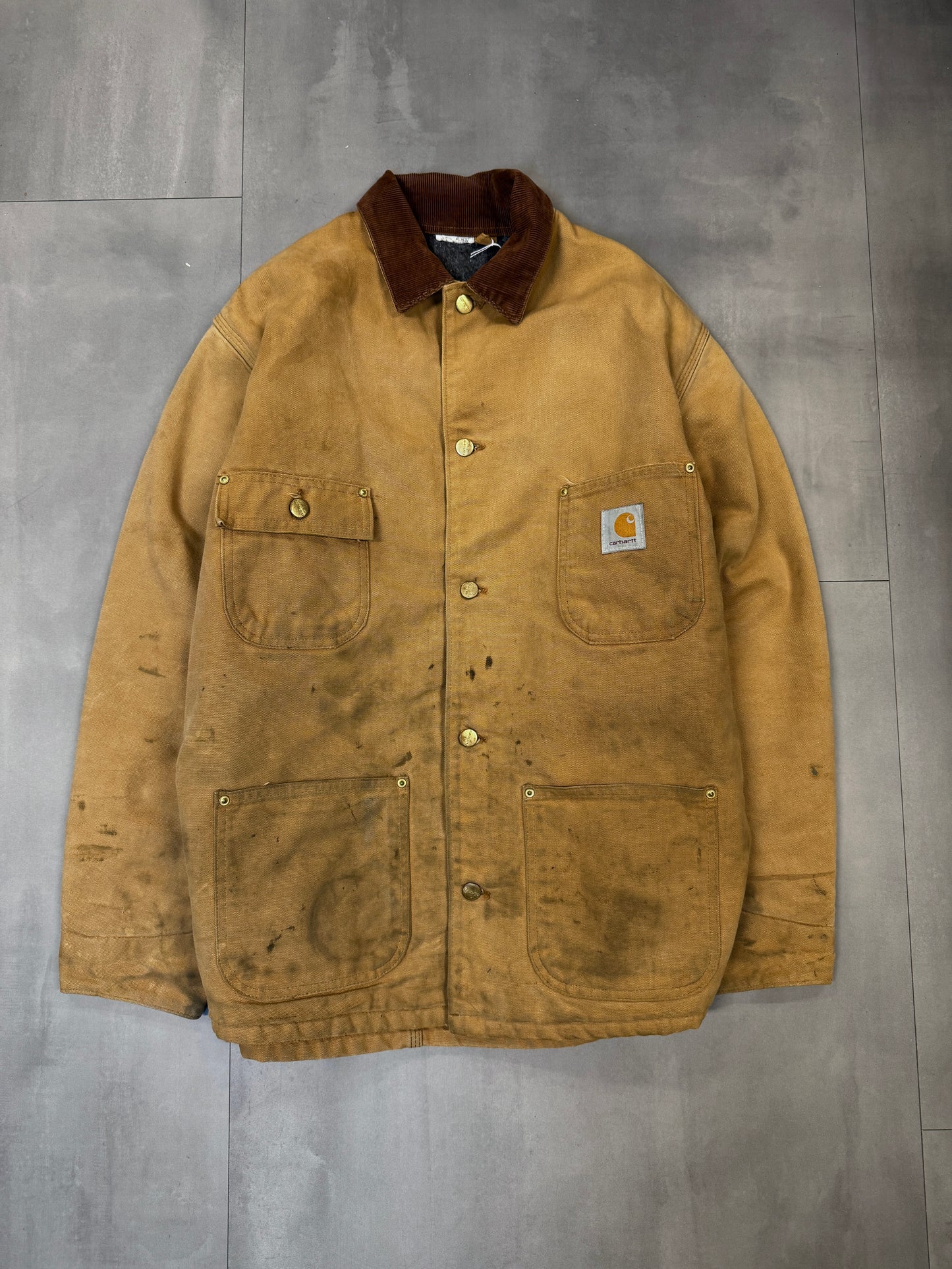 CARHARTT MICHIGAN TAN JACKET - MEDIUM/LARGE