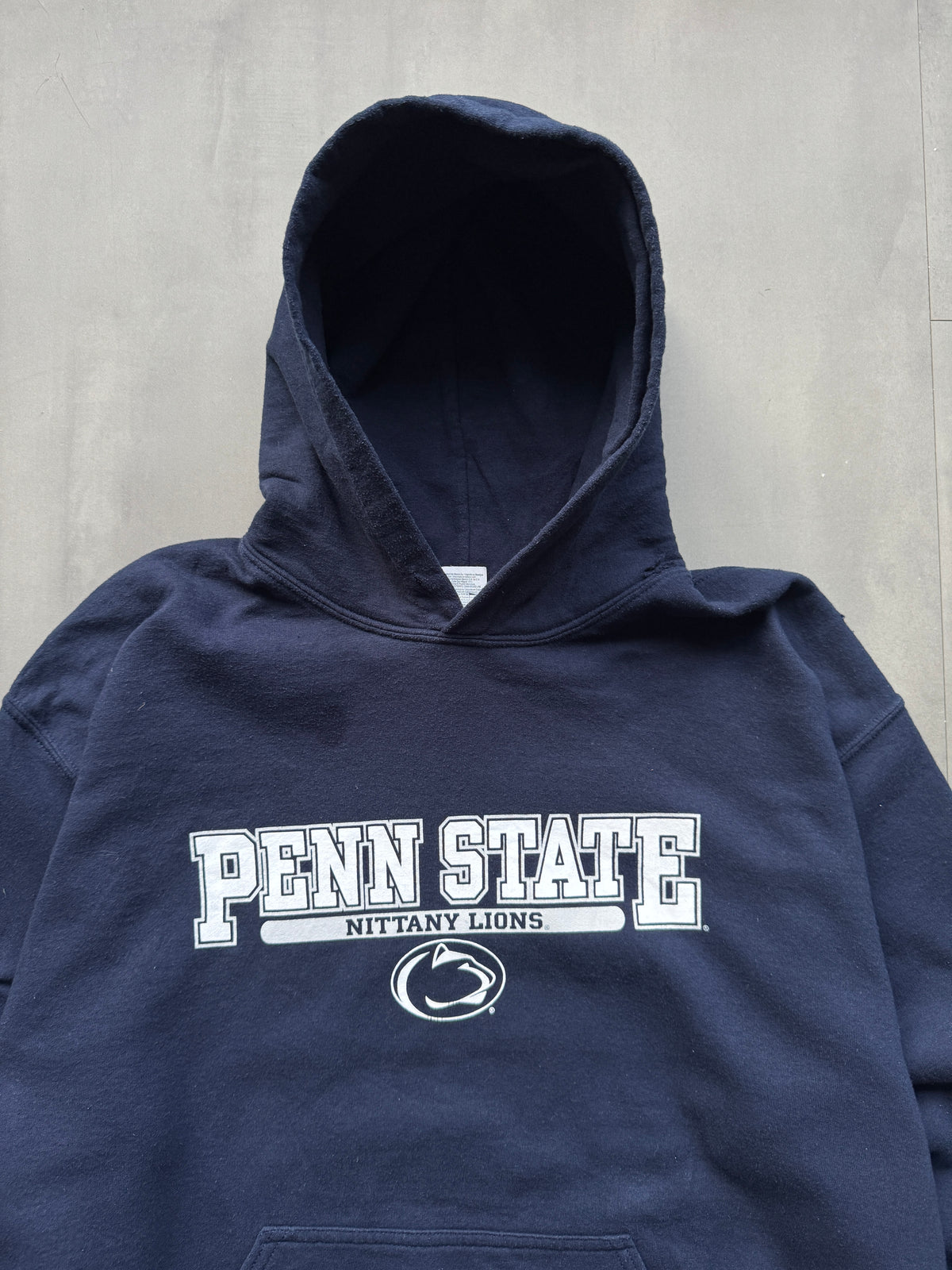 VINTAGE PENN STATE HOODIE NAVY - M